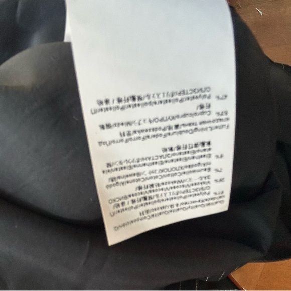 BOSS Hugo Boss Women’s Black Pinstripe Sheath Dress 12 Workwear Business - Picture 7 of 8